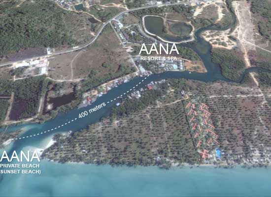 AANA's Private Beach (SUNSET BEACH)